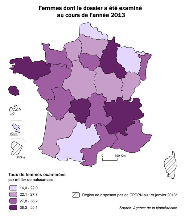 Figure CPDPN2. Femmes dont le dossier a été examiné au moins une fois dans l’année lors d’une réunion pluridisciplinaire
